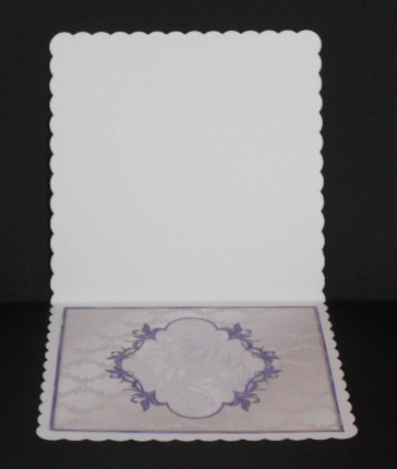 Purple Patterned Insert 1 by Joan Prince