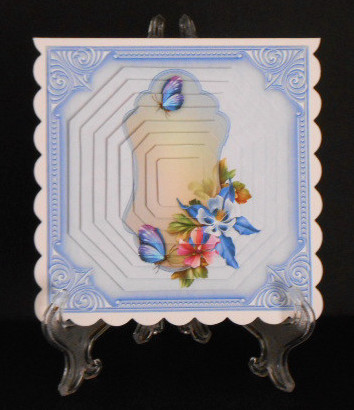 Floret in Blue 6x6 Mini Kit by Joan Prince
