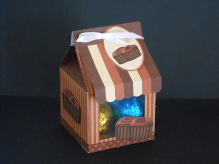 3D Chocolate Milk Carton Cupcake Treat Box Mini Kit by Joan Prince