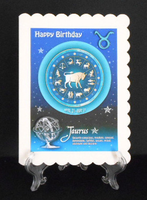 Zodiac Signtaurus Aqua by Joan Prince