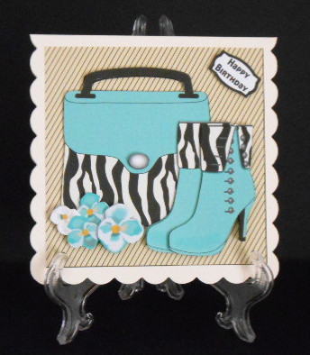 Handbag, Boots & Flowers 4 Mini Kit by Joan Prince