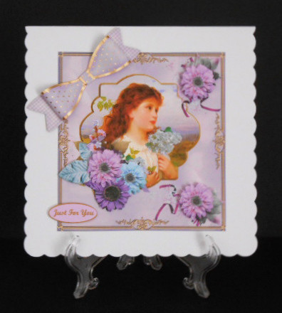 Day Dreaming Card Topper & Decoupage by Joan Prince