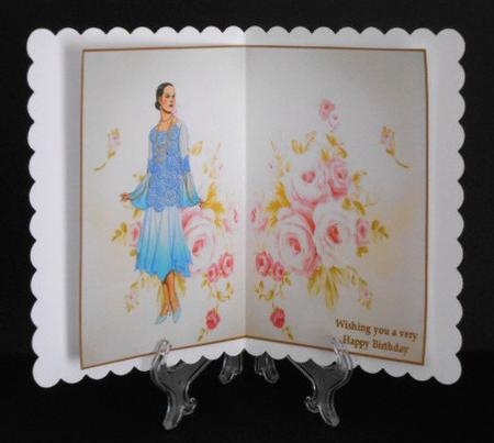 Pink Roses Insert by Joan Prince