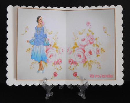 Pink Roses Insert 1 by Joan Prince