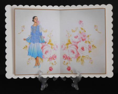 Pink Roses Insert 3 by Joan Prince