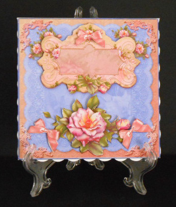 Peachy Pink & Lt Purple by Joan Prince