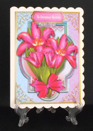 Beautiful Deep Pink Tulips  by Joan Prince
