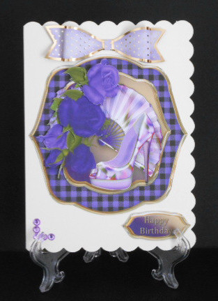 Shoes and Fan Shaped Topper by Joan Prince
