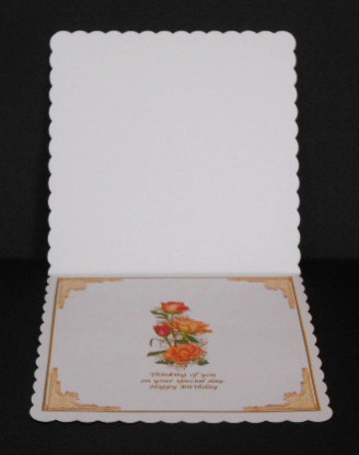 Vintage Roses 8x8ins Insert 1 by Joan Prince