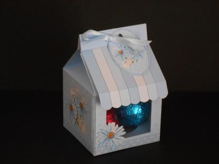 3D Daisies Milk Carton Cupcake or Treat Box Mini Kit by Joan Prince