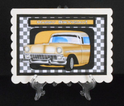 1950s Car 1 - Birthday Card by Joan Prince