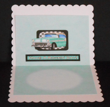 1950s Car 5 - Card Insert by Joan Prince
