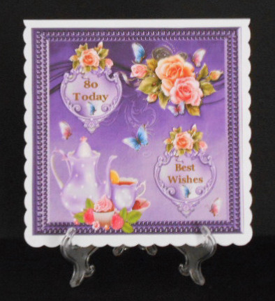 Butterflies & Roses Embellishment Tags by Joan Prince