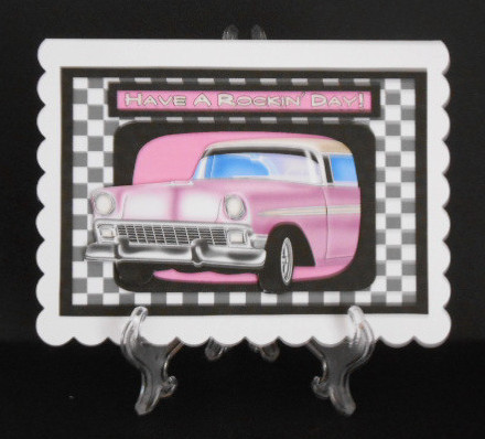 1950s Car 3 - Birthday Card by Joan Prince