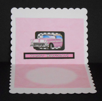 1950s Car 3 - Card Insert by Joan Prince