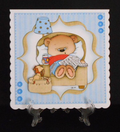 8x8 Beary Special Birthday Wishes Mini Kit by Joan Prince