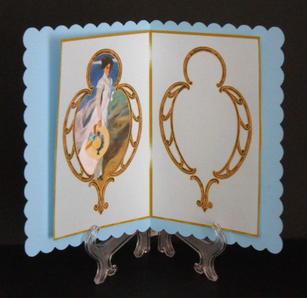 Insert Vintage Lady in Classic Frame by Joan Prince