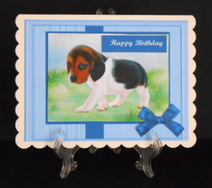 Lovely Little Shy Beagle Pup by Joan Prince