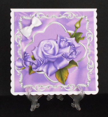 Purple Rose 8x8 Mini Kit by Joan Prince