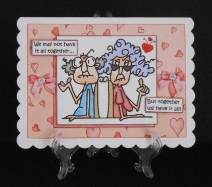 Stella and Gus Have It Together Anniversary Quick Card by Joan Prince