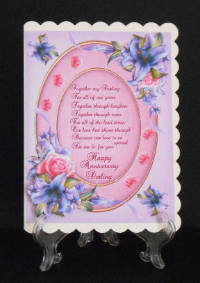 Anniversary Lilies and Roses by Joan Prince