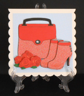 Handbag, Boots & Red Roses Mini Kit by Joan Prince