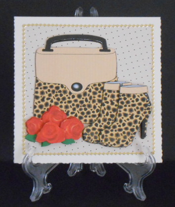 Handbag, Boots & Red Roses 2 Mini Kit by Joan Prince