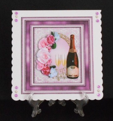Wedding or Anniversary Decoupage by Joan Prince