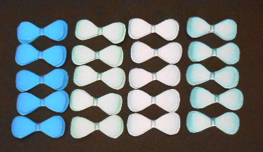 Paper Bows Glimmer 3 by Joan Prince