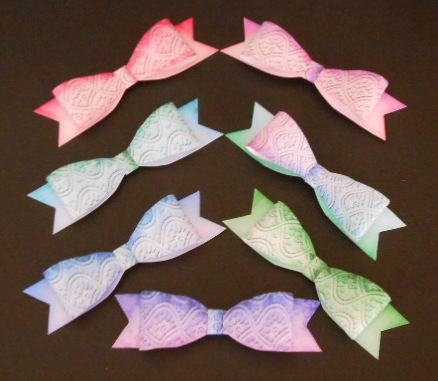 Paper Bows Lace 3 by Joan Prince