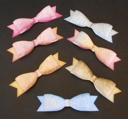 Paper Bows Lace 4 by Joan Prince