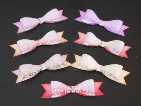 Paper Bows Lace 6 by Joan Prince