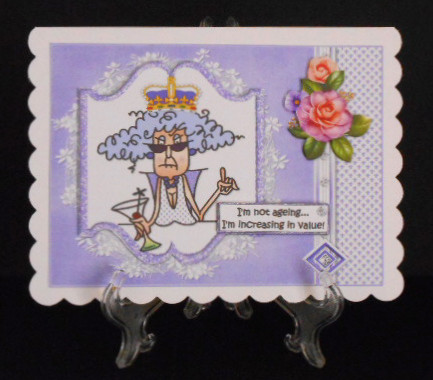 Stella Birthday Queen Quick Card by Joan Prince