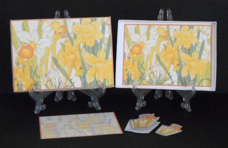Happy Daffodils Floral Perfume Presentation Box by Joan Prince