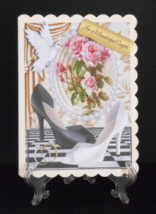 Brides Shoes Civil Partnership Roses Oval Pyramids by Joan Prince