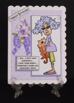 Stella Doesn't Have Alzheimer's Quick Card by Joan Prince
