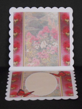 Vintage Flower Garden Insert by Joan Prince