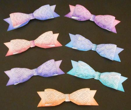 Paper Bows Lace 1 by Joan Prince