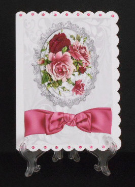 Garden Roses of Shades of Red & Pink Pyramids by Joan Prince