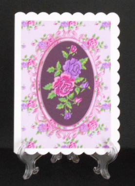 Beautiful Pink & Purple Roses by Joan Prince