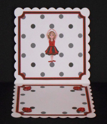 Ballet Dancer Blank Insert by Joan Prince