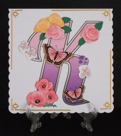 Beautiful Monograms: Letter K Mini Kit by Joan Prince