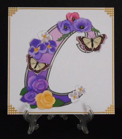 Beautiful Monograms: Letter C Mini Kit by Joan Prince