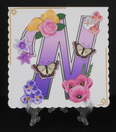 Beautiful Monograms: Letter N Mini Kit by Joan Prince