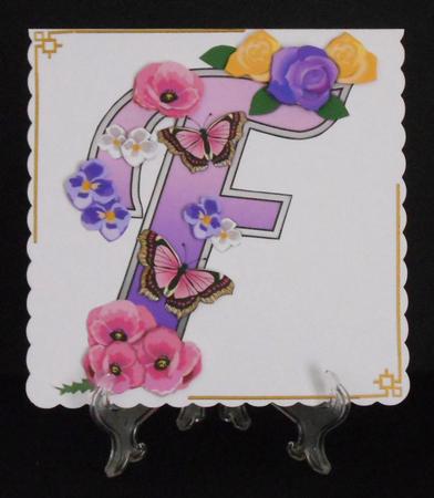 Beautiful Monograms: Letter F Mini Kit by Joan Prince