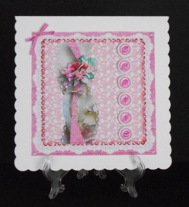 Simply Auntie 8in Card Topper by Joan Prince