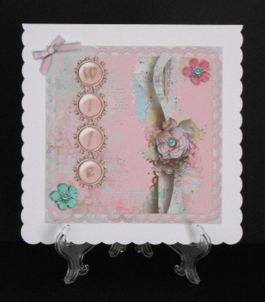 8in Card Topper Simply Wife by Joan Prince