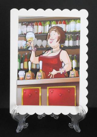 Barmaid Dudess (brown Hair) by Joan Prince