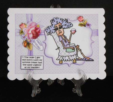 Stella and Her Wrinkle Cream Quick Card by Joan Prince