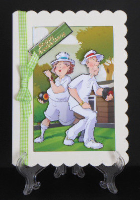Bowling Dudes Couple by Joan Prince